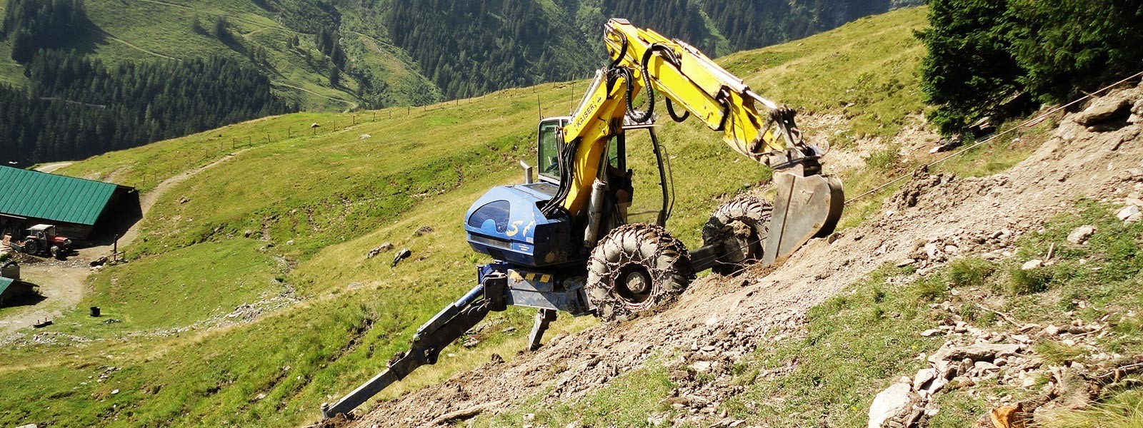 Bagger Gelände